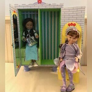 Retired Hopscotch Hill Skylar and Hallie Dolls + Accessories